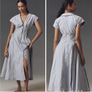 Cottage Core Style dress By Anthropologie with fitted bodice